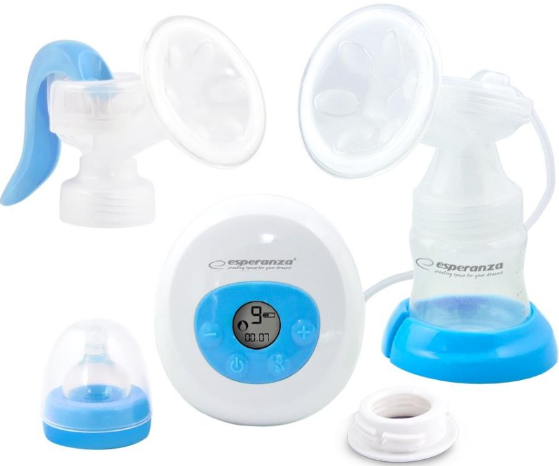 Pompă de sân electrică și manuală 2 în 1